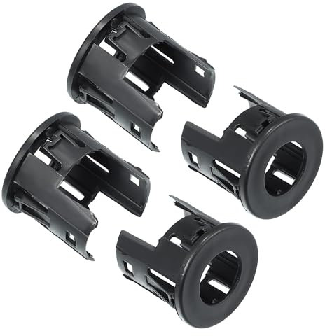 Lot de 4 cadres de capteur d'aide au stationnement pour pare-chocs avant ou arrière pour Dodge pour Ram 1500 2014-2018 Support de retenue de capteur d'aide au stationnement pour Ram 1500 Classic 19-21