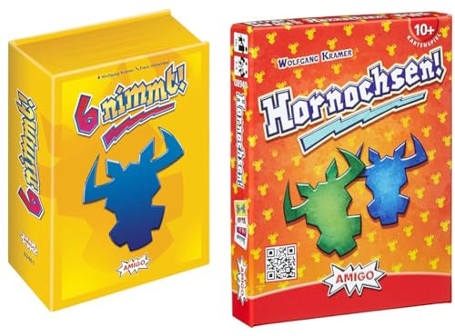 AMIGO 02401 6 nimmt 30 Jahre-Edition & Spiele 8940 - Hornochsen, 10 Jahre+