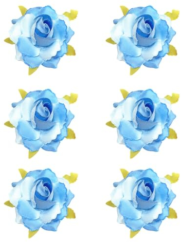 Aublinto Damen Vintage Blumen Haarnadel Braut haarschmuck rosa blumen Haarklammern Röschen Hochzeit Rot Ansteckblume Frauen Baby Kinder Set Schleife Pfingstrose Künstliche Haarclips Haarklammer Tanzen