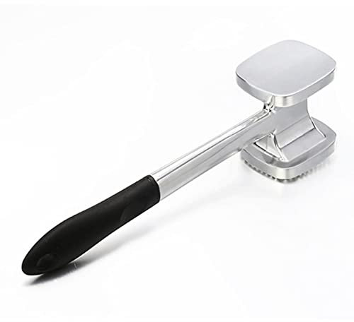 GZKDKZB Martillo para Carne, Herramienta de mazo ablandador de Carne Grande, Martillo Manual para ablandar Pollo, filetes, Cerdo y Ternera, Mango Antideslizante para