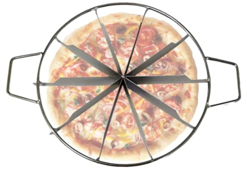 Cortador De Tarta De Queso - Divisor y Marcador de Porciones para Pasteles Tartas Pizza,Herramientas de Cocina de Acero Inoxidable 6/9/10 Porciones para Panadería Doméstica Cafetería