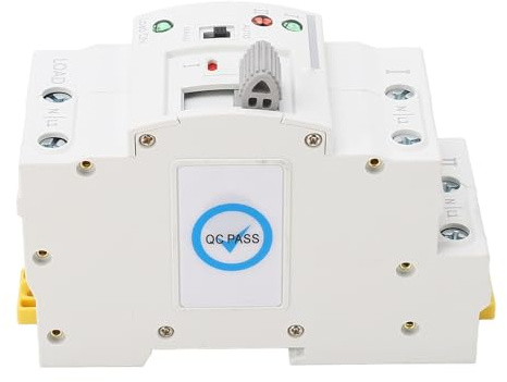 Generic Interruttore di Trasferimento Automatico a Doppia Alimentazione 2P 25A Commutazione di Trasferimento Veloce Affidabile per Sistemi di Backup di Alimentazione Adatto a Diverse Applicazioni