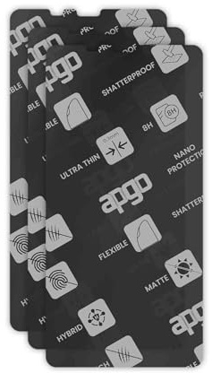 apgo 3x Cristal protector híbrido MATTE compatible con ONYX Boox Palma 2, vidrio nano flexible, gran reemplazo para vidrio templado, resistente a los arañazos, pegamento total