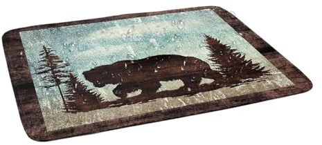 Qfdiwr Tappetino da cucina per asciugacapelli, 51 x 30 cm, base assorbente per asciugare le stoviglie, per la casa, , il bagno e il barbecue esterno, ciotole per animali domestici