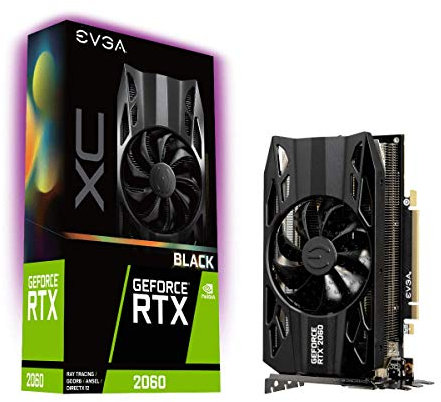 EVGA GeForce RTX 2060 XC Black Gaming, 2.75 Slot Extreme Cool, 70C Gaming, 06G-P4-2061-KR, 6GB GDDR6