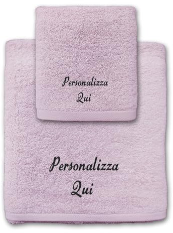 Cieffepi Home Collections GOLD - Set 2 Asciugamani (Viso + Ospite) (Rosa)