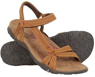 Mountain Warehouse Kokomo Womens Sandals - Durable Casual Ladies Shoes - Travelling, Walking Light Brown Adult Shoe Size 8