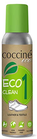 Coccine - Eco Clean, Imprägnierspray Schuhe, Nubukleder Pflege, Impregnierungsspray Schuhe Universal, Suede Shoe Cleaner, Wildleder Imprägnierspray, Veloursleder Pflege, Wildleder Pflege - 200ml