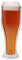 Feelino 500ml doppelwandiges Weizenbierglas, Bierglas, Doppelwandglas, Thermoglas, hält kaltes länger kalt, Weizenlady