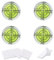Catelves 4 Stück Ø 32 mm Durchmesser Wasserwaage Klein, Wasserwaage Mini, Libelle Wasserwaage, Mini Wasserwaage, Wasserwaage Wohnmobil, Wasserwaage Wohnwagen, Wasserwaage Elektriker, Spirit Level