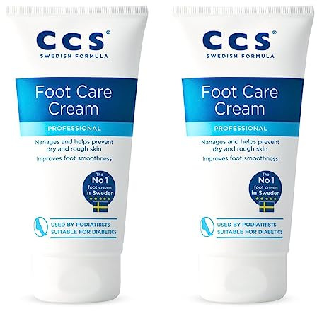 FMHOME CCS Foot Care Cream 175 ML (2 Pack)- Intensive Moisturizing for Dry, Cracked Feet,Moisturise and Soften Hard, Rough Skin.