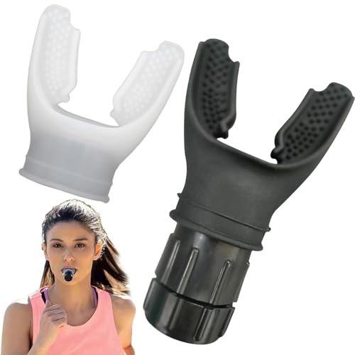 MUNSKT lungentrainer Sport Atemtrainer,atemtrainer lungentrainer, Iron Lung atemtrainer,Widerstand Anpassen, Lungenkapazität Verbessern, Tragbares Atem trainingsgerät