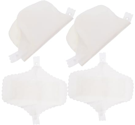 Anneome Compresas Reutilizables 4 Piezas 18cm Higiénicas Lavables Capa Para Mujeres Toallas Menstruales De Tela Absorbentes y Transpirables Adecuado Para Uso Diario y Postparto
