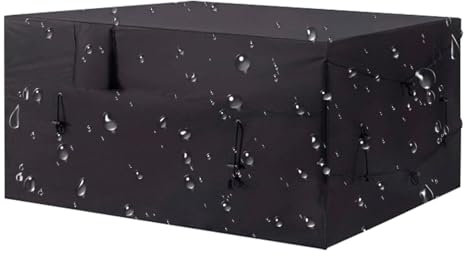 Pool Heater Cover, Pool Heat Pump Cover, Waterproof Pool Pump Cover for Winter, Pool Equipment Cover for Outside, Swimming Pool Heater Shield With Hose Hole And Hook & Loop Strip