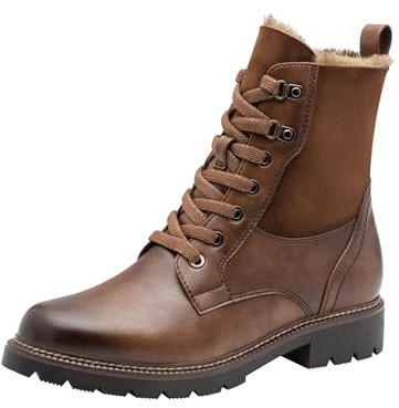Tamaris Femme Damen WL Lace Boot 1-26292-45 Botte de Neige, Cognac, 40 EU