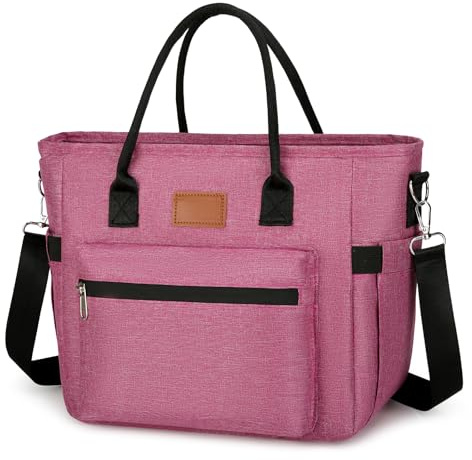 Naxnson 15L Große Kapazität Kühltasche Tragbar Isolierte Lunchtasche | Isolierte Kühltasche für Herren Damen,Thermotasche Kühlbox,Mit Verstellbarem Schultergurt,für Arbeit,Schule,Picknick,Reise