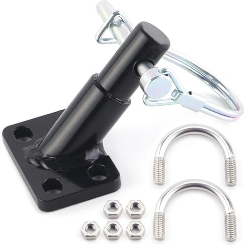 Fahrradanhänger Kupplung Fahrrad Anhängerkupplung Anhänger Adapter Hundeanhänger für Fahrradkupplungen mit Sicherungsstift Kinderanhänger Hundefahrradanhänger Hunde Haustier Kinder (Durchmesser 17 mm)