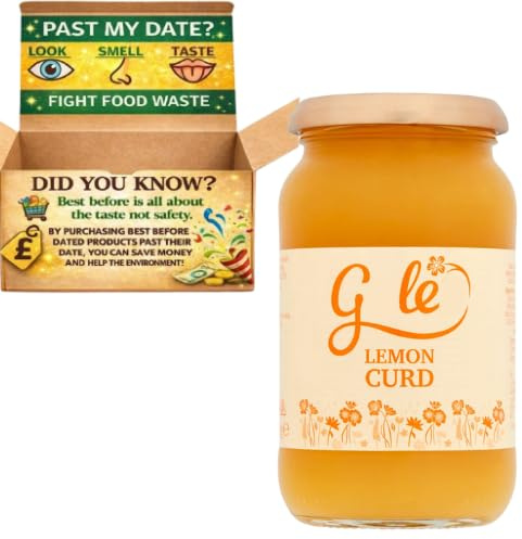 Gaolle’ss Lemon Curd Case Deal 6x410g Best Before 31/01/2026 Smooth & Tangy Lemon Spread, Traditional British Citrus Preserve for Toast, Baking & Desserts, Large Jar Multipack