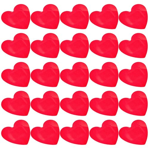 Tofficu 300pcs Heart-Shaped Adhesive Bandages Breathable Wound Patches for Home Outdoor Use Cute First Aid Plasters for Adults Assorted Colored Patches in Bulk