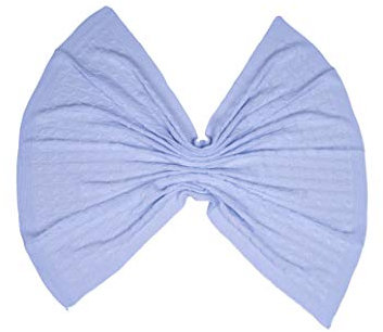 Cocolina Baby Decke Strickdecke Taufdecke Baby Geschenk (Blau)