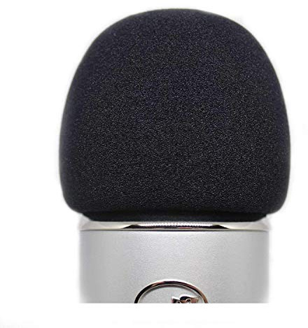 KOSTOO Mikrofonabdeckung aus Schaumstoff für Blue Yeti, Yeti Pro und andere große Mikrofone, hochwertiges Schwammmaterial als Popfilter für Ihr Mikrofon