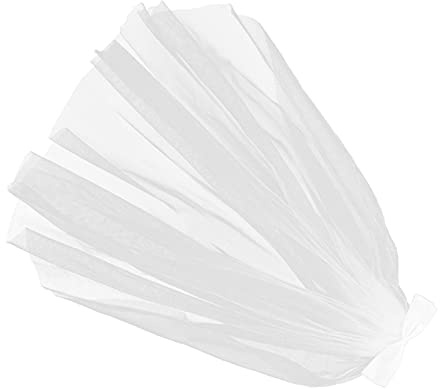 FRCOLOR Schleier Kinder Hochzeit Schleier Bowknot Spitze Braut Dekorative Braut mit Kamm für Hochzeit Party Einzeln Partei