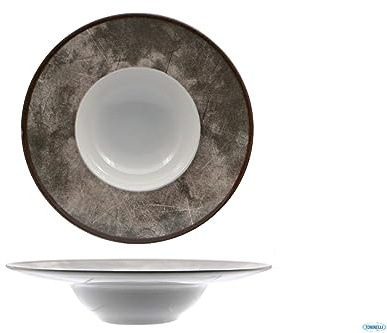 Brown Sketch-k-bowl 6 piatti fondi Napoli decorati cm. 27,5