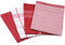 Gözze - Set de paños de cocina, 4 unidades, Tejido Jacquard 100%, Alta densidad de material (200 g/m²), 50 x 70 cm - Rojo