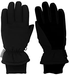 maximo Thermo Fingerhandschuhe Strickbündchen black Gr 5 (9-10 Jahre) 18103-349500