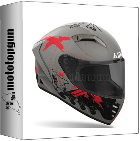 Airoh Integralhelm cnd32 connor Desperado orange matt Gr. XXL mototopgun