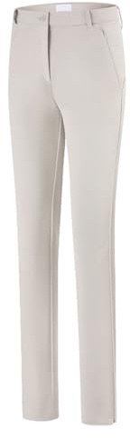 Whrcy Golfbyxor för kvinnor, golfbyxor för kvinnor - ankelbyxor med hög midja | stretchiga golfbyxor för kvinnor, atletiska resebyxor, kaki, XS