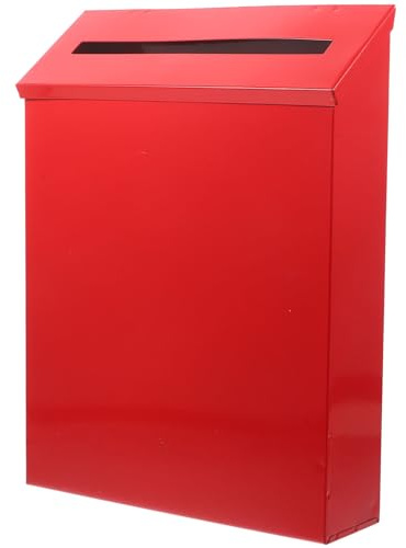 ARTIBETTER Wall Mounted Mailbox Metal Letter Box Large Capacity Post Box with Vintage Design for Home Wall Decor and Suggestion Collection