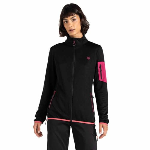 Dare 2b Damen Active Mountain Series Zip Through Fleece, Schwarz, 38