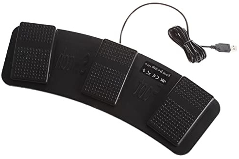 ibasenice 2m Interruptor Botones Pedal De Control Usb Pedales Combinación De Teclas Usb Con Cable De Estudio o Oficina