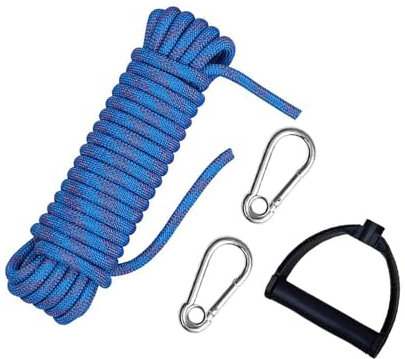 KJDKNC Nylon Abschleppseil Schlittenwagen Zugseil Mit Und Edelstahl Karabinerschnallen Wakeboard Abschleppseil Einfach Zu Bedienen