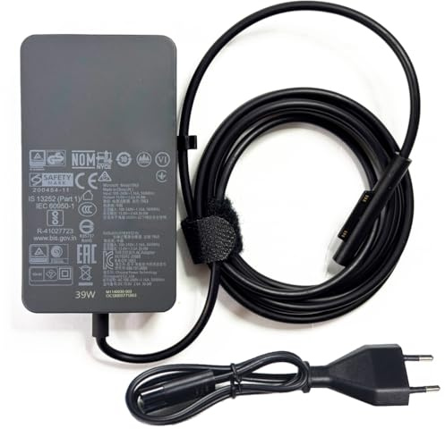 XITAIAN 15V 2.6A 39W 1963 Alimentation Chargeur Adaptateur Remplacement pour Microsoft Surface Laptop Go / Go2 Port de Charge USB