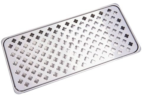 Colcolo Beer Drip Tray Beverage Bar Accessory Drainage Type Plate Kegerator Drip Tray Highly Polished Surface for Club Teahouse Home, S