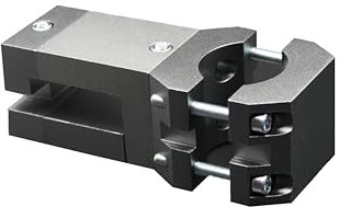 KD-TECH Sonnenschirmhalter für eckige Balkongeländer Handlauf, für stabile und sichere Befestigung Sonnenschirmständer Balkon Geländer (V2.50/50 G, Anthrazit, 1)