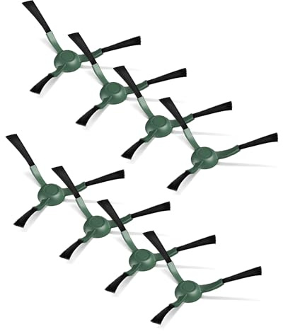 E-HAO Paquete de 8 cepillos de Repuesto para la Serie Essential de iRobot Roomba. Cepillo Lateral para los Modelos 105, 205, 405, 404, 505, Q0120, Q0110, Q052, Y0140, Y0110, Y0112 y Essential Vac 2.
