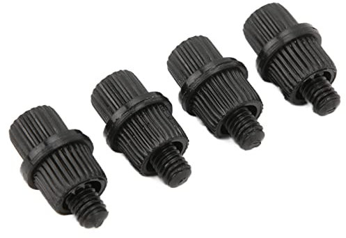 Ensemble de Vis à Vis de Plaque D'immatriculation Noire à Longue Durée Fermeture en Nylon pour le Yacht Moto 4, 6 Mm