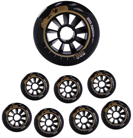 WSDAV 90mm 100mm 110mm Inline Skates Rollen 8er Pack 85A für Inline Speed Skates Indoor Outdoor Asphalt Straße Langlebige Racing Rodas Gut