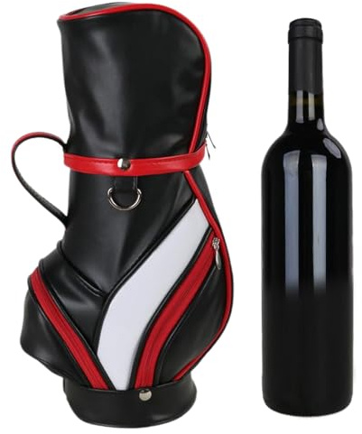 Sac de Refroidissement pour Bouteilles de Vin Sac à Vin Imperméable pour Le | Pochette De Transport Portable En PU Avec Poches Multiples Pour Fêtes Plage Pique Niques