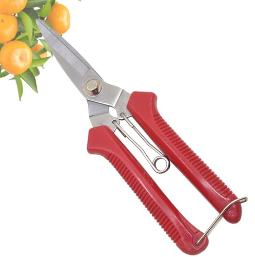 Tijeras De Poda - Recortadoras de Plantas de Interior Resistentes,Podadoras de Jardín Ergonómicas Antioxido, Tijeras de Precisión para Bonsáis y Setos