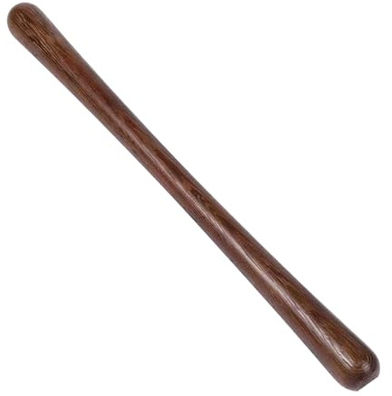Ergonomisk muskelrulle – robust pilatesrulle ¦ 35 cm massagehammare för spänningsavlastning, trähammarpinne med cellulitskulptering, massagepinne-verktyg, muskelrullar