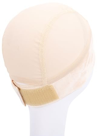 Garsent Cuffia per Parrucca Antiscivolo Regolabile 2 in 1 con Fascia Larga in Velluto per Parrucca, con Fodera in Rete Traspirante per Capelli Diradati, Tenuta Extra Ampia per l'uso Quotidiano