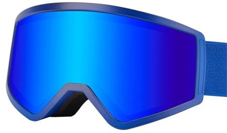 Tsophreniq Occhiali da sci per ragazzo ragazza adolescente sport invernali all'aperto occhiali sportivi resistenti alla nebbia per sci, snowboard ciclismo occhiali da sci