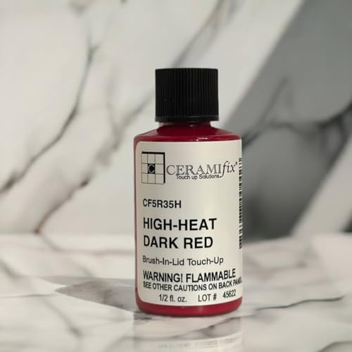 Ceramifix Dark Red Touch up Paint (Heat Rated)