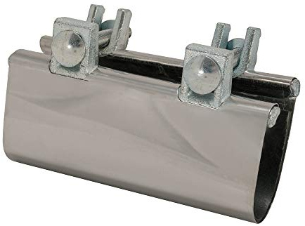 Eastman 6 Inch Pipe Repair Clamp, 2 Inch IPS Connection, Stainless Steel, 45198