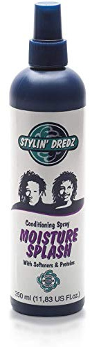 Stylin' Dredz Moisture Splash Spray revitalisant pour tresses et dreadlock - 350 ml (simple)