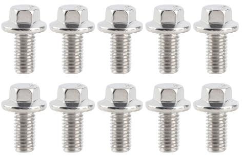 Schraube Großhandel 10pcs M8 Edelstahl Ss304 Sechskant Flansch Schrauben Zylinderkopf Unterlegscheibe Schrauben, Sechskantflanschschrauben(M8*16)